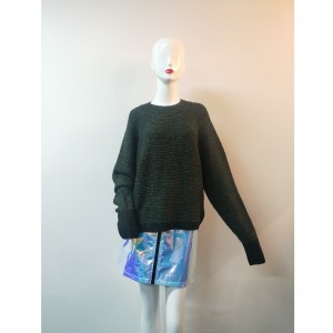 GRÖN \u0026 SVART DAMMAR CREW SWEATER RLWS0087F