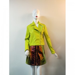 FLUORESCENT GUL PU JACKET RLWPJ0003N