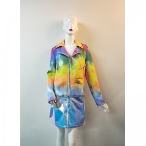 MULTICOLORED SUEDETTE JACKET RLWSJ0007N