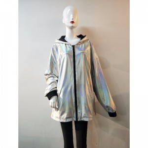 LADIES 'SILVER FÄRGAD JACKET RLWJ0003