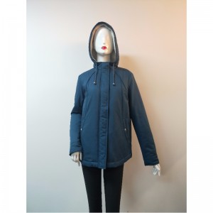 LADIES PADDED COAT MED HOOD RLWPC0001